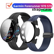 Garmin Forerunner 970 570 strap Silicone strap Sports wristband for Garmin Forerunner 970 570 case S