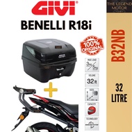 Benelli R18i R18 BENELI GIVI HRV HEAVY DUTY MONORACK MONO RACK J TAPAK REAR BOX REAR BOX CARRIER B32N E250N B33NM