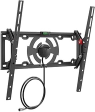 Barkan 19” - 65” Tilt Flat/Curved TV Wall Mount with Integrated HDTV Indoor Antenna, Gain of 5dB, Up