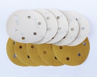 Velcro Sandpaper Polish Disc 125mm 5 inches Round 6 holes Sanding disc for Angle Grinder Polisher Gr