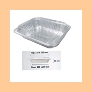 [Ready Stock] TECH99 Crystal Wrap 5 Pcs Rectangle Aluminium Foil Tray with Lid 4602-P