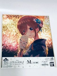現貨 限定五等分的花嫁 三玖 大色紙 可另配色紙架