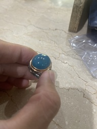 Bacan Doko Majiko Natural - Size kantoran ring perak 20