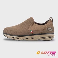 【LOTTO】義大利 男 EASY FLOW3風動健步鞋- 25.5cm 咖啡