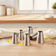 Lifestyle-Explosive large round nozzle 1A 2A 3A R16L R18L R22L 808 cheese tart decorating mouth for 