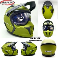 MHR GRANDE MATT ARMY GREEN SOLID SM890 HELMET SM 890 ER6 DUKE FZ150 KR150 CB400 CB250 Z900 ER6N MT15