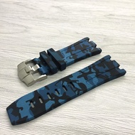 Natural Silicone Watch Strap Substitute AP Aibi Royal Oak Offshore Series Waterproof Rubber Strap 28