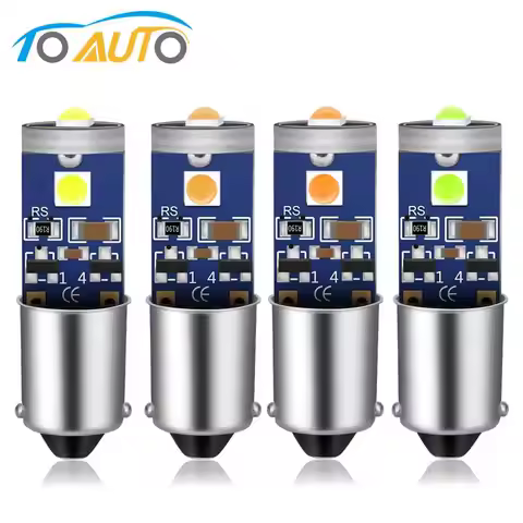 2pcs T4W H6W Led BA9S Led Bulb BAX9S H21W Canbus No Error Car Interior Light Auto Dome Lamp Reading 