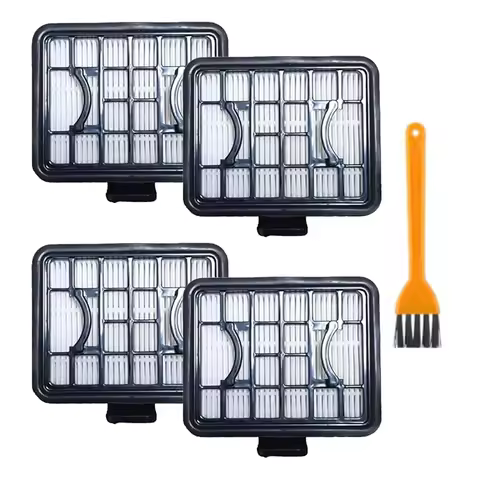 4 Piece Vacuum Cleaner Filter Replacement Kit With Cleaning Brush For Bosch GAS 18V-1/GAS18V-02/GAS1