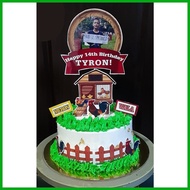 ♠ ¤ Manok  or Chicken Theme Cake Topper Customized