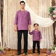 Kurta Dewasa Lelaki Lengan Pendek Material Como Crepe - Kurta lelaki dewasa murah Raya 2024