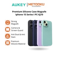Aukey Case Silicone Premium Anti-Dust Anti-Stain Magsafe Wireless Charging Magnet Strong Shockproof 
