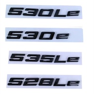 New 3D ABS Black Car Rear Trunk Badge Decal Emblem Letters Sticker 530e 540e Logo For BMW 530e M Spo