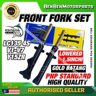 YAMAHA LC135 Y15 Y16 RS150 NVX155 FRONT FORK SET DEPAN FORK GOLD LOWER 1.5 INCHI 100% ORIGINAL ESPAD