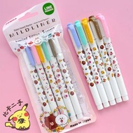 日本製 絕版限定款 斑馬 ZEBRA MILDLINER Line Friends 5色 雙頭螢光筆