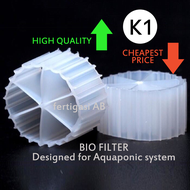 100g K1 Bio Media Filter Aquaponic aquarium arowana Oscar koi fish arowana sump media MBBR 鱼缸K1滤材 bacteria home akuarium ikan Fish Tank Fluidized Bed High Quality