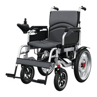 ST/🎫Aihujia Electric Wheelchair Elderly Electric Wheelchair Amt Foldable Portable Electric Wheelchair KQV2