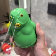 Decompression Water Spray Toy Ugly Cute Green-Headed Fish Water Gun Creative Tricky Decompression Wa
