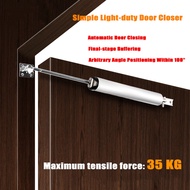 Pneumatic Door Closer Soft Close Automatic Door Close Stop Door Hardware Gas Spring Door Closer 100 