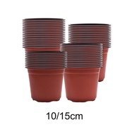 [tenlzsp0bc] 100x Small  Plant Pot Sturdy Lightweight Plant Container Seedling Planters for Desktop 
