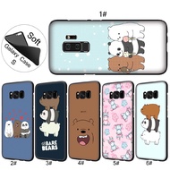 Samsung Galaxy S8 S9 Plus S7 Note 9 8 We Bare Bears funny Soft TPU Phone Case