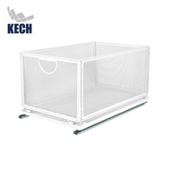 HomePro ตะกร้าในตู้ครัวมีรางเลื่อน INSPACE SIZE L 40x24x21.2 ซม. แบรนด์ KECH