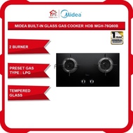 Midea 2 Burner Built-In Glass Gas Cooker Hob MGH-76Q60B