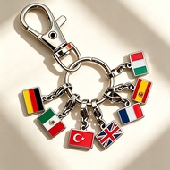 SKYRIM Country Flag Lobster Clasp Charms Bracelet Stainless Steel Fashion Jewelry Travel Souvenirs S