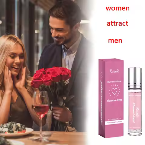 Roll-on Perfume (Pomegranate Peony) Women's Elegant, Light Fragrance, Romantic, Elegant and Fresh Fl