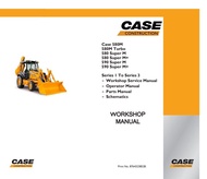 Case 580M 580M Turbo 580 Super M 580 Super M+ 590 Super M 590 Super M+ Series 1 To Series 3 Workshop