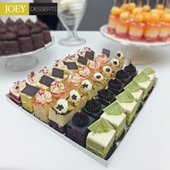 {JOEY Dessert Platter} Party Box - Assorted Mini Slice Cakes 36 Pcs | Dessert Catering