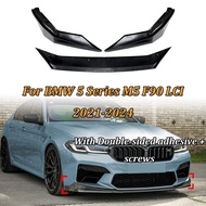 Front Bumper Lip Splitter Diffuser Body Kit Cars Exterior Modification Parts For BMW 5 Series M5 F90