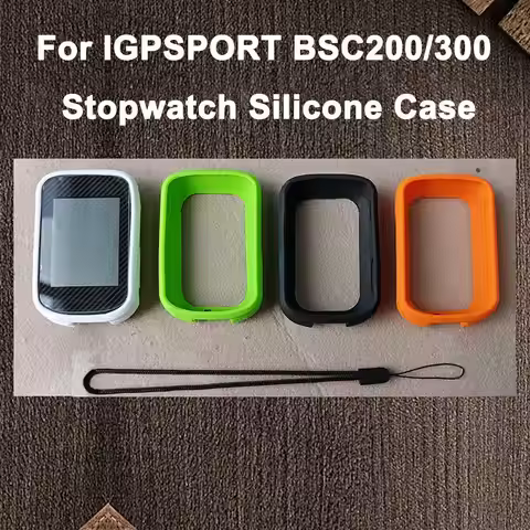 Silicone Protective Case For IGPSPORT BSC200S BSC300T Chronograph With Protective Film And Rope Acce