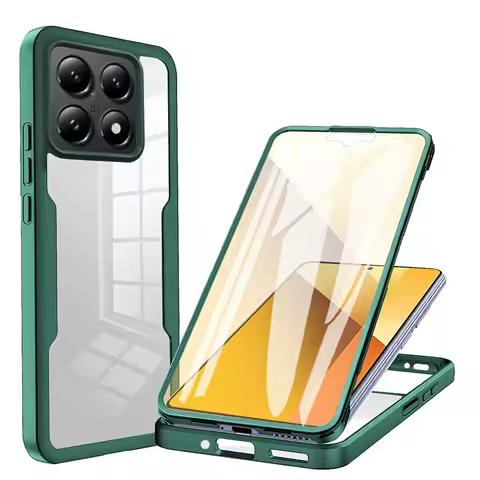 360 Full Body Double Side Screen Protector Case For Redmi Note 9 Pro 9S Note 10 Pro Note 10S 10T 10 