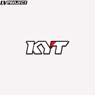 (XX) Stiker Helm KYT Full face Laminasi Glossy Sticker Logo KYT Kyoto