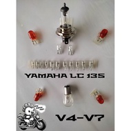 Yamaha Lc V2 V3 V4 V5 V6 V7 lc135  Full set bulb Headlamp bulb Rear lamp bulb Meter bulb Signal bulb