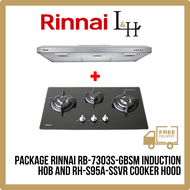 [BUNDLE] Rinnai RB-7303S-GBSM Induction Hob and RH-S95A-SSVR Cooker Hood