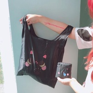 肉球摺疊購物袋/環保袋/黑貓