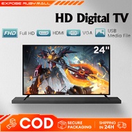 TV 24 Inch LED TV Murah Digital TV 1080P HD Television 24 Inch With USB HDMI VGA 75Hz
