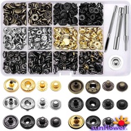120 Set Iron Snap Buttons – For Bags/Clothes