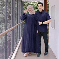 ATTA COUPLE Baju Couple Pasangan Gamis Kondangan Model Terbaru 2022
