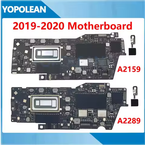 Original A2159 A2289 Motherboard For MacBook Pro 13" A2289 A2159 Logic Board i5 i7 128GB 256GB 512GB