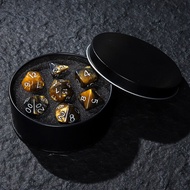 跑团骰子星光系列coc多面10二十面龙桌游dnd4亚克力20面6数字色子Running Dice Starlight Series COC Multi sided 103e5x9st7j2my2025