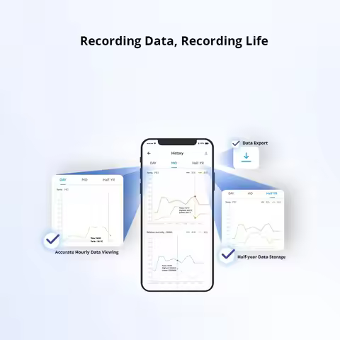 SONOFF SNZB-02P Zigbee 3.0 Sensor Works with Apple HomeKit Alexa Google Home 5s Real Time Temp Humid