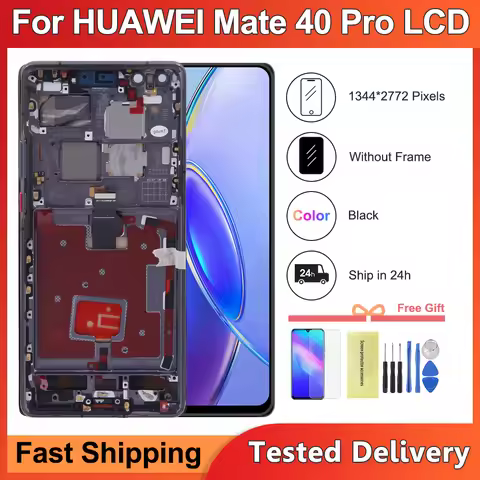 100% Tested Display For Huawei Mate 40 Pro LCD Display Touch Screen For Huawei Mate40 Pro NOH-NX9, N