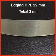 Edging HPL 188.07 / Silver Clear Pinggiran Meja PVC Woodgrain taco