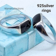 Ready stock*Pure silver925  rings for Men cincin lelaki perak 925