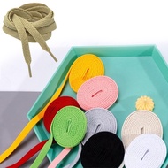 1 Pair Various Color 120cm Flat Shoelace Unisex Sneaker Running Sport Shoes Easy Matching Colourful 