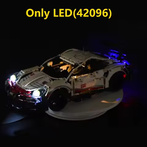 LED lighting kit for Lego 42096 Technic Porsche 911 RSR car building block bricks (only light no mod