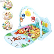 COZZYY Newborn Activity Gym Toy, Music Rack Piano Keyboard Baby Fitness Piano Play Mat, Hot Early Ed